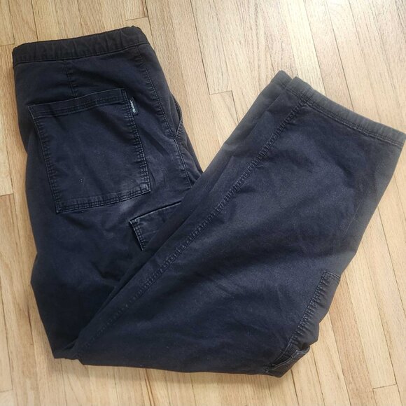 H&M Men’s Black Loose-Fit Cargo Pants — 36x30 • Adjustable Strap Belt - Picture 5 of 7